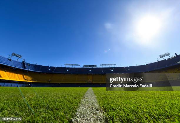 View of the Estadio Alberto J. Armando prior to the Copa de la Liga 2024 group B match between Boca Juniors and Belgrano at Estadio Alberto J....
