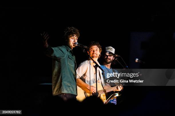 Zach Beeken, Garrett Nichols and Colten Pack performs live on stage during C2C Festival Day 02 at Verti Music Hall on March 3, 2024 in Berlin,...