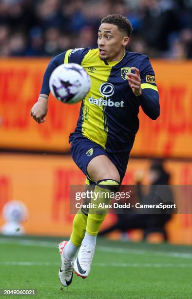 Bournemouth's Marcus Tavernier in action during the Premier League match between Burnley FC and AFC Bournemouth at Turf Moor on March 3, 2024 in...