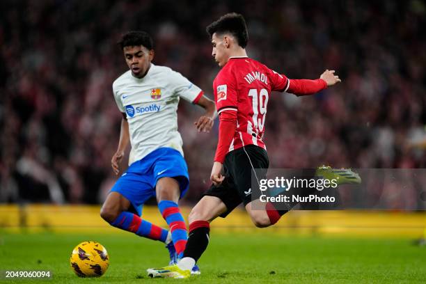 Imanol Garcia de Albeniz Left-Back of Athletic Club and Spain during the LaLiga EA Sports match between Athletic Bilbao and FC Barcelona at Estadio...