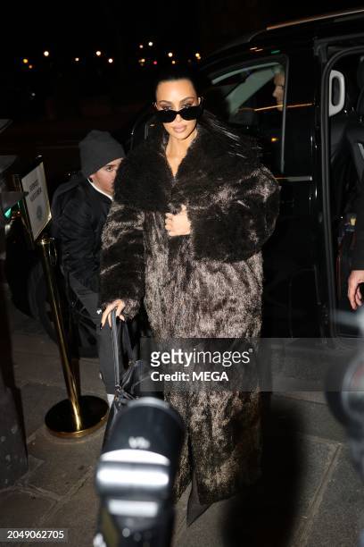 Kim Kardashian is seen on March 3, 2024 in Paris, France.