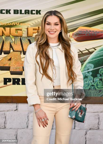 Allison Holker at the premiere of "Kung Fu Panda 4" held at AMC The Grove 14 on March 3, 2024 in Los Angeles, California.