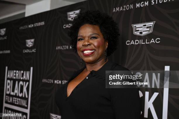 Leslie Jones at the 6th American Black Film Festival Honors held at the SLS Hotel, a Luxury Collection Hotel, Beverly Hills on March 3, 2024 in...