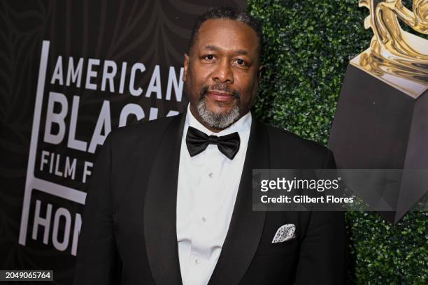 Wendell Pierce at the 6th American Black Film Festival Honors held at the SLS Hotel, a Luxury Collection Hotel, Beverly Hills on March 3, 2024 in...