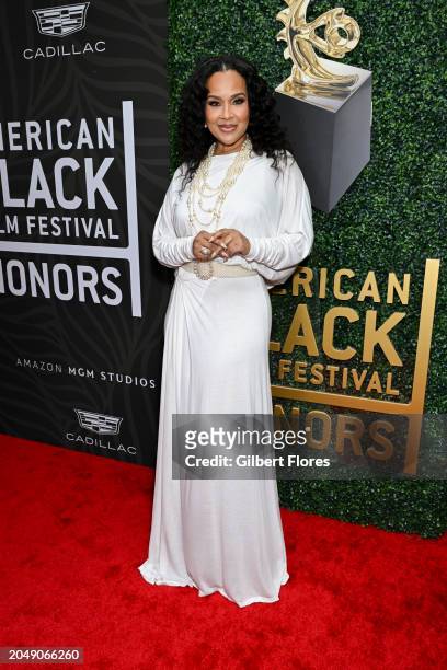 LisaRaye McCoy-Misick at the 6th American Black Film Festival Honors held at the SLS Hotel, a Luxury Collection Hotel, Beverly Hills on March 3, 2024...
