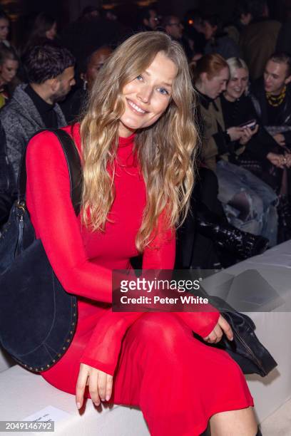 Toni Garrn attends the Isabel Marant Womenswear Fall/Winter 2024-2025 show as part of Paris Fashion Week on February 29, 2024 in Paris, France.