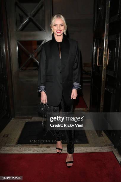 Nadiya Bychkova seen attending Roxie Rocks Chicago - press night at The London Cabaret Club on February 29, 2024 in London, England.