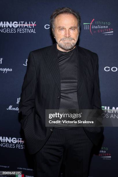 Franco Nero attends the closing night of 9th annual Filming Italy Los Angeles at Harmony Gold on February 29, 2024 in Los Angeles, California.