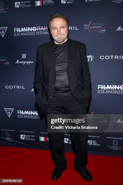 Franco Nero attends the closing night of 9th annual Filming Italy Los Angeles at Harmony Gold on February 29, 2024 in Los Angeles, California.