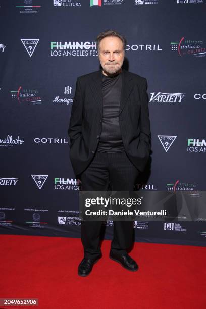 Franco Nero attends Italy Los Angeles Festival 2024 on February 29, 2024 in Los Angeles, California.