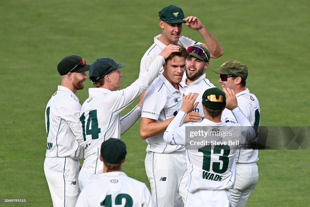 Sheffield Shield - TAS v VIC: Day 1