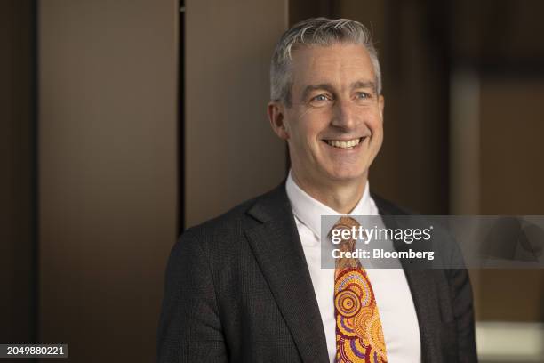 Paul Schroder, chief executive officer of AustralianSuper Pty Ltd., following a Bloomberg Television interview in London, UK, on Monday, March 4,...