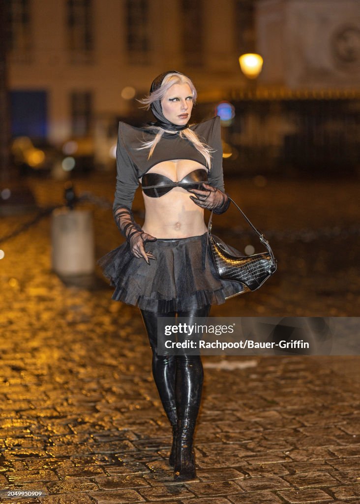 Celebrity Sightings In Paris - February 29, 2024