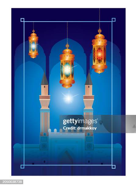 ilustrações, clipart, desenhos animados e ícones de ramadã e madrasa de gok - minaret