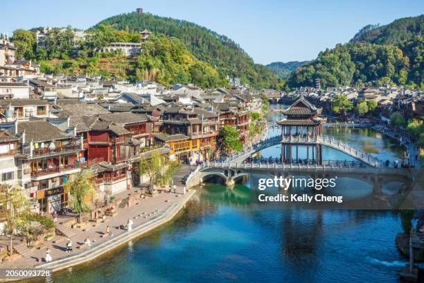 fenghuang ancient city - hunan province stock pictures, royalty-free photos & images