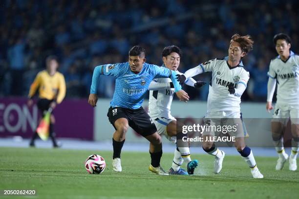 Of Kawasaki Frontale in action during the J.LEAGUE MEIJI YASUDA J1 2nd Sec. Math between Kawasaki Frontale and Júbilo Iwata at Uvance Todoroki...