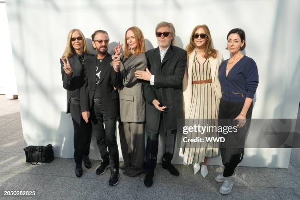 Barbara Bach, Sir Ringo Starr, Stella McCartney, Sir Paul McCartney, Nancy McCartney and Mary McCartney attend Stella McCartney Fall 2024...