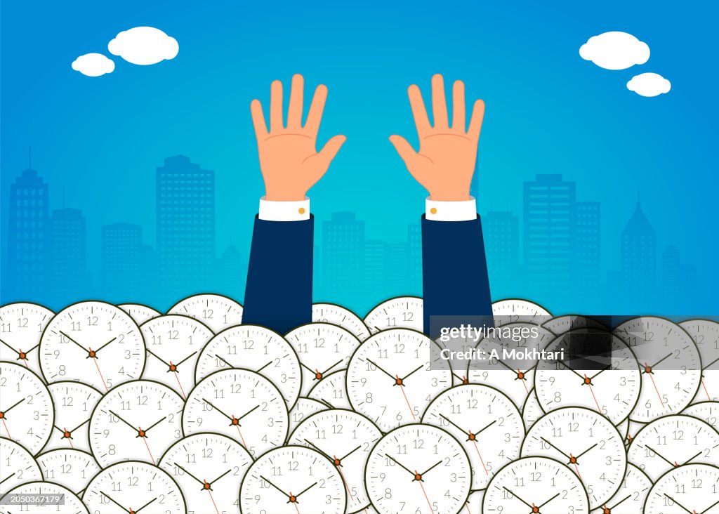 Lose Time Lose In Time High-Res Vector Graphic - Getty Images