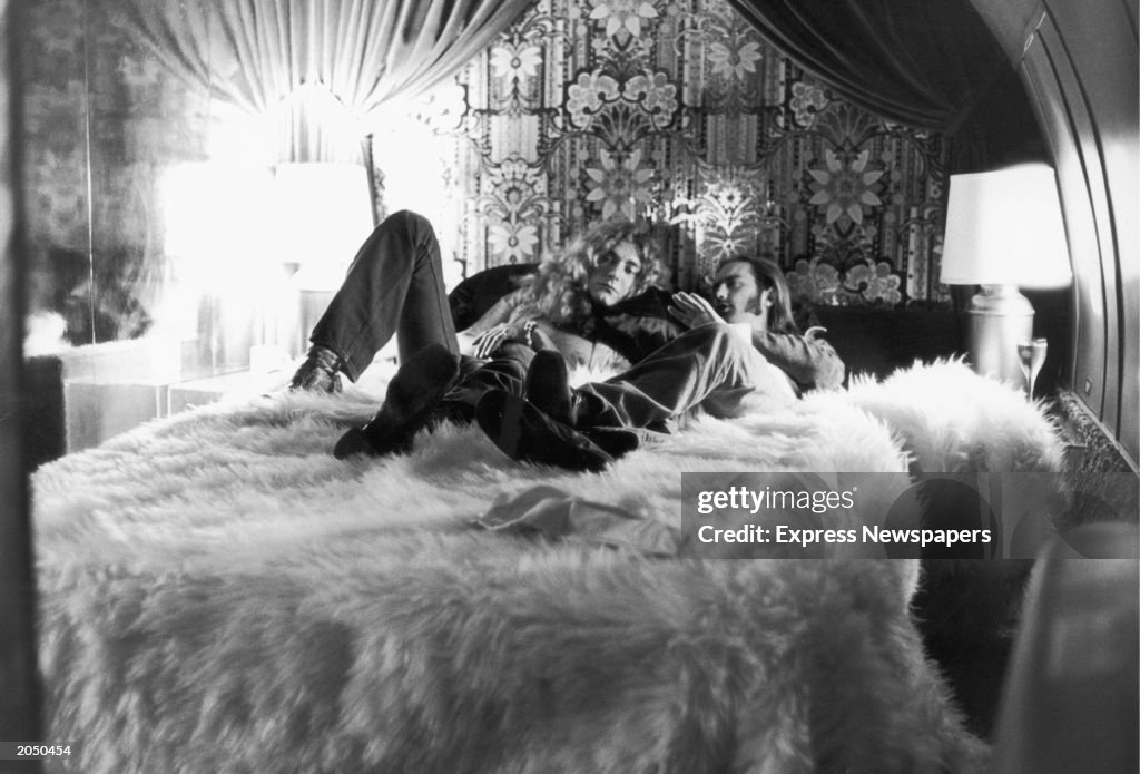 Robert Plant & Richard Cole In Bed