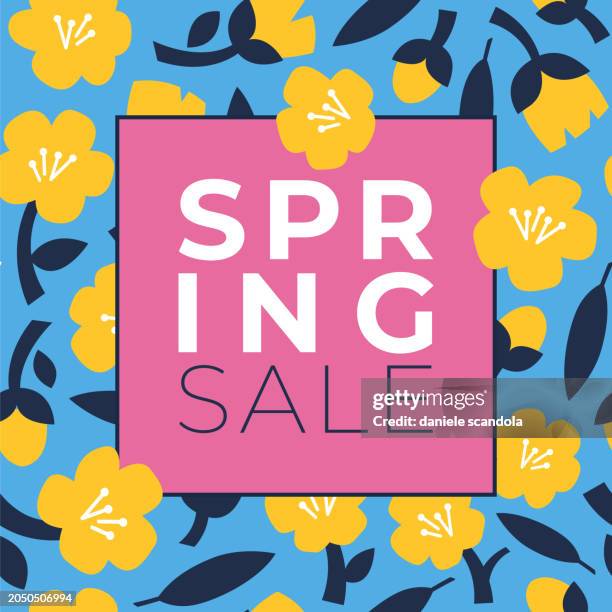 660 Spring Shopping Background High Res Illustrations - Getty Images