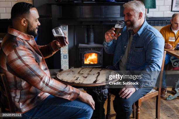 cheers to friendship - cosy pub stock pictures, royalty-free photos & images