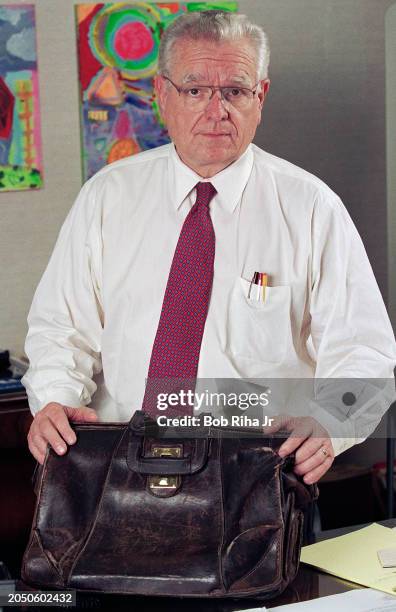 Roy Romer, Superintendent Los Angeles Unified School District inside his office, February 9 in Los Angeles, California. Romer is the former Governor...