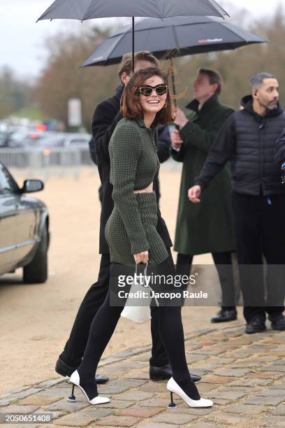 Alison Oliver attends the Loewe Womenswear Fall/Winter 2024-2025 show as part of Paris Fashion Week on March 01, 2024 in Paris, France.