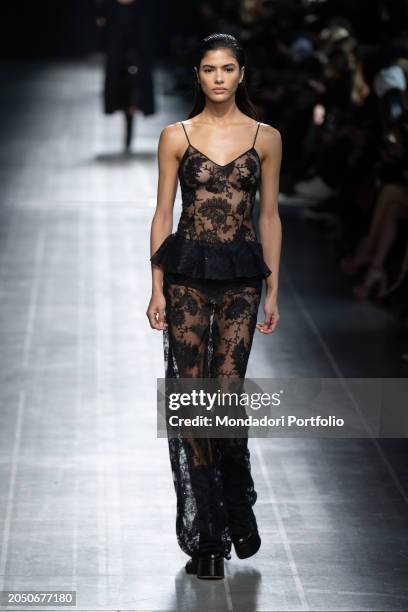 Ermanno Scervino fashion show at Milan Fashion Week Women's Collection Fall Winter 2024. Milan , February 24th, 2024