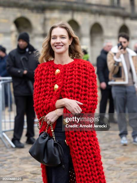 Natalia Vodianova attends the Loewe Womenswear Fall/Winter 2024-2025 show as part of Paris Fashion Week on March 01, 2024 in Paris, France.