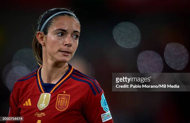 Aitana Bonmati of Spain during the UEFA Nations League Final Match between Spain and France at Estadio La Cartuja on February 28, 2024 in Seville,...