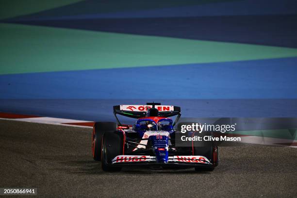 Daniel Ricciardo of Australia driving the Visa Cash App RB VCARB 01 on track during qualifying ahead of the F1 Grand Prix of Bahrain at Bahrain...