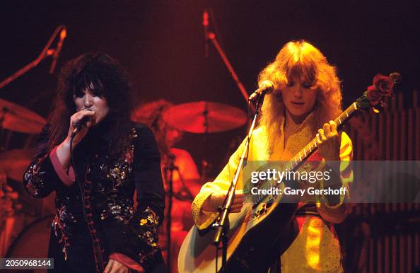 American Spring American sibling Rock musicians Ann Wilson, on vocals, and Nancy ...