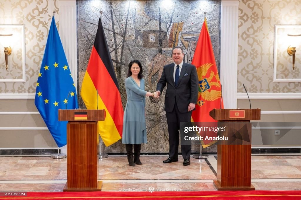German FM Baerbock in Montenegro