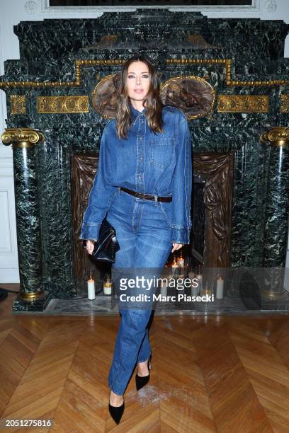 Maria Sharapova attends the Victoria Beckham Womenswear Fall/Winter 2024-2025 show as part of Paris Fashion Week on March 01, 2024 in Paris, France.