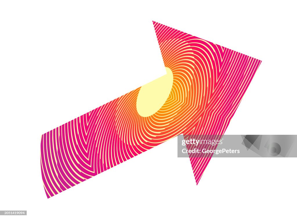 Abstract Arrow With Ornate Pattern High-Res Vector Graphic - Getty Images