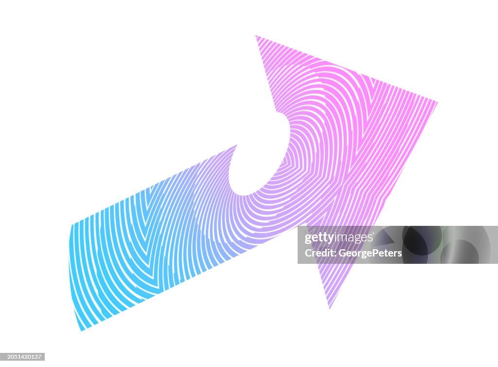 Absrtact Arrow Pattern Abstract Arrow With Ornate Pattern High-Res Vector Graphic - Getty Images
