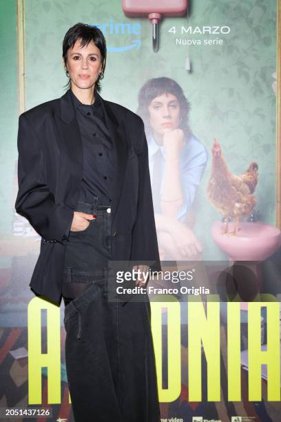 Chiara Martegiani attends “Antonia” Preview Screening at Cinema Troisi on March 01, 2024 in Rome, Italy.