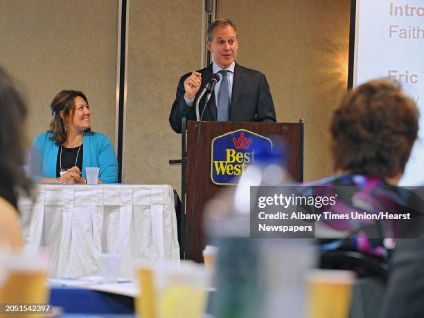 Attorney General Eric T. Schneiderman makes an announcement of $40 million in additional funding form homeowner protection program at the Best...