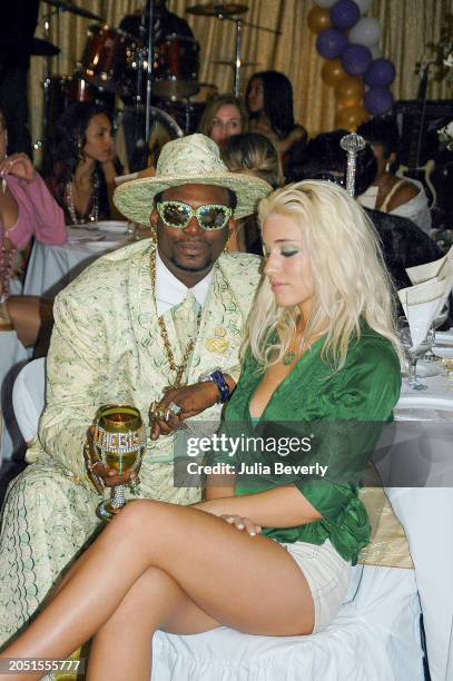 Don "Magic" Juan on the set of UGK & OutKast's "Int'l Players Anthem " video shoot on May 16 in Los Angeles, California.