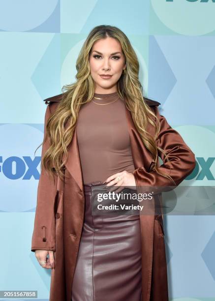 Allison Holker at the 2024 FOX Spring Preview held at FOX Studios on March 4, 2024 in Los Angeles, California.