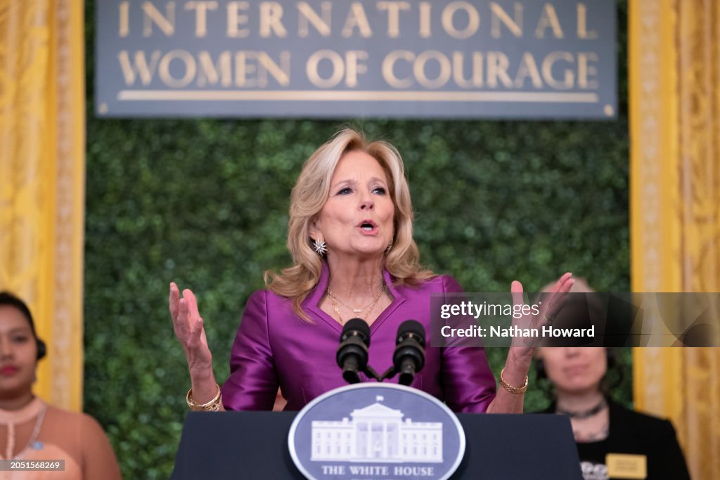 Jill Biden Hosts International Women Of Courage Awards Ceremony At White House