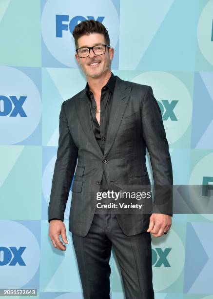 Robin Thicke at the 2024 FOX Spring Preview held at FOX Studios on March 4, 2024 in Los Angeles, California.