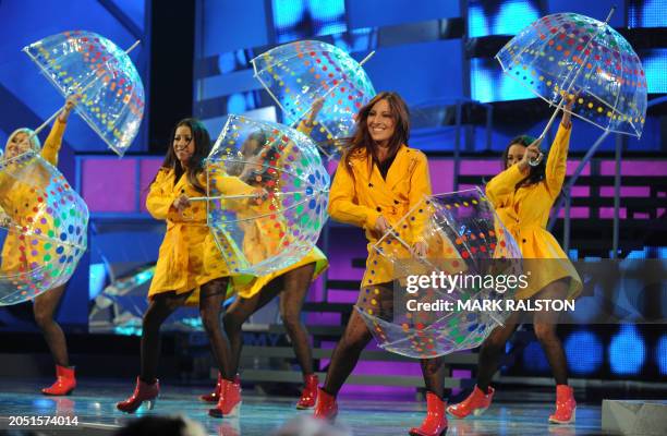 Grupo Pesado performs "Cielo Nublado" during the 11th Annual Latin Grammy Awards November 11, 2010 at the Mandalay Bay Events Center inside the...