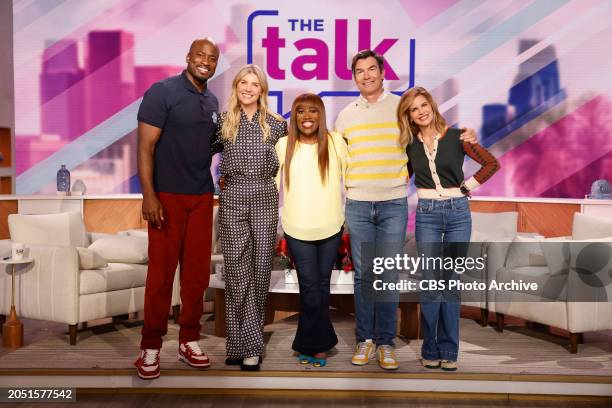 Episode.2850" THE TALK premieres with Season 14 on Friday, February 23rd at 2pmET/1pmPT on CBS! Pictured : Akbar Gbajabiamila, Amanda Kloots, Sheryl...