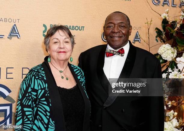 Chuck Cooper and guest at Roundabout Theatre Company's 2024 Gala held at Ziegfeld Ballroom on March 4, 2024 in New York City.