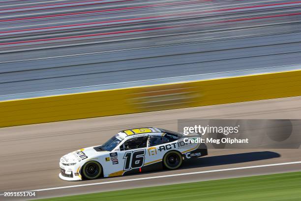 Allmendinger, driver of the Action Industries Chevrolet, drives during practice for the NASCAR Xfinity Series The LiUNA! at Las Vegas Motor Speedway...