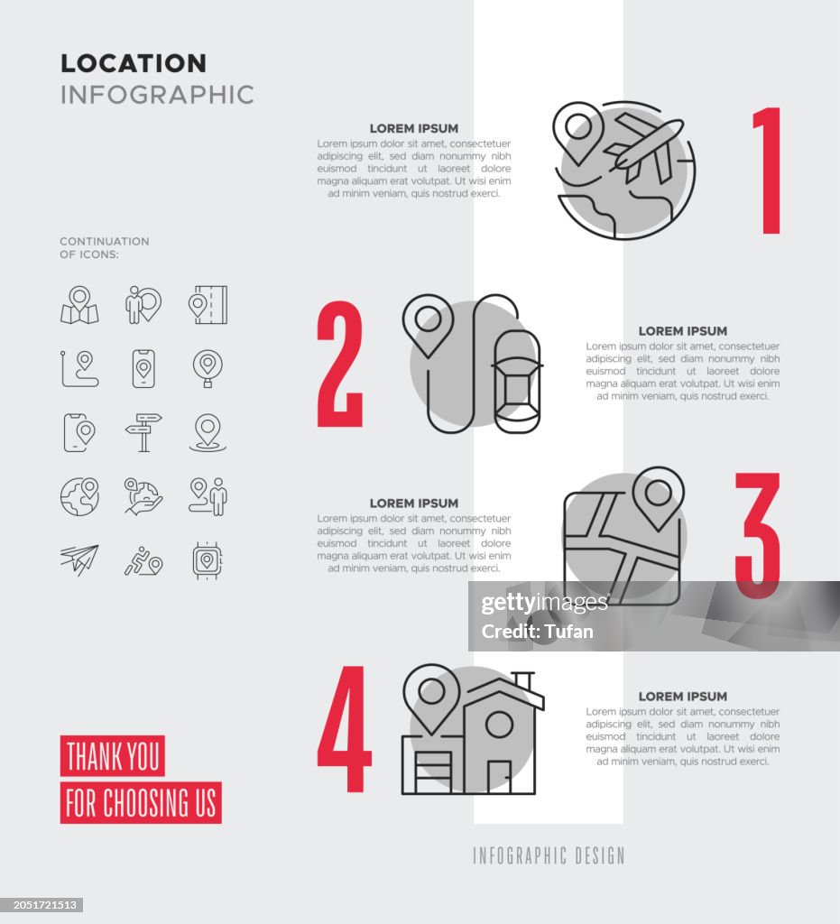 Location Infographic High-Res Vector Graphic - Getty Images