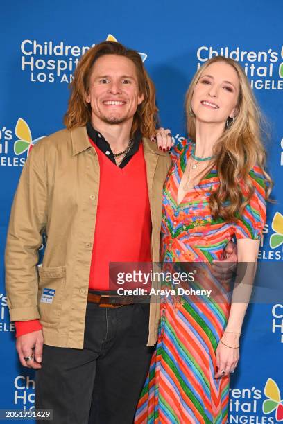 Tony Cavalero and Annie Cavalero attend the 9th Annual Children's Hospital Los Angeles Make March Matter Kick-Off on March 01, 2024 in Los Angeles,...