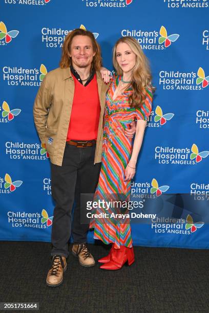 Tony Cavalero and Annie Cavalero attend the 9th Annual Children's Hospital Los Angeles Make March Matter Kick-Off on March 01, 2024 in Los Angeles,...