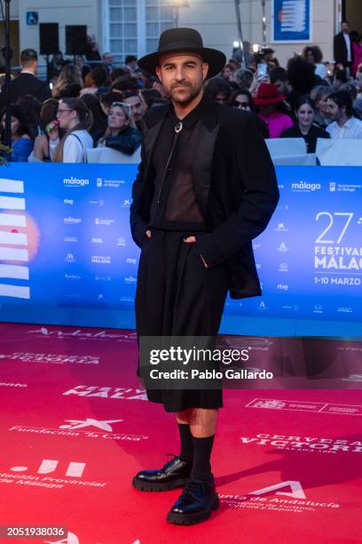 Nil Moliner attends the 27th Malaga Film Festival Opening Gala at Cervantes Theater on March 01, 2024 in Malaga, Spain.
